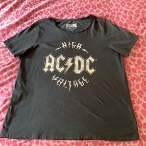 gray rock band t shirt